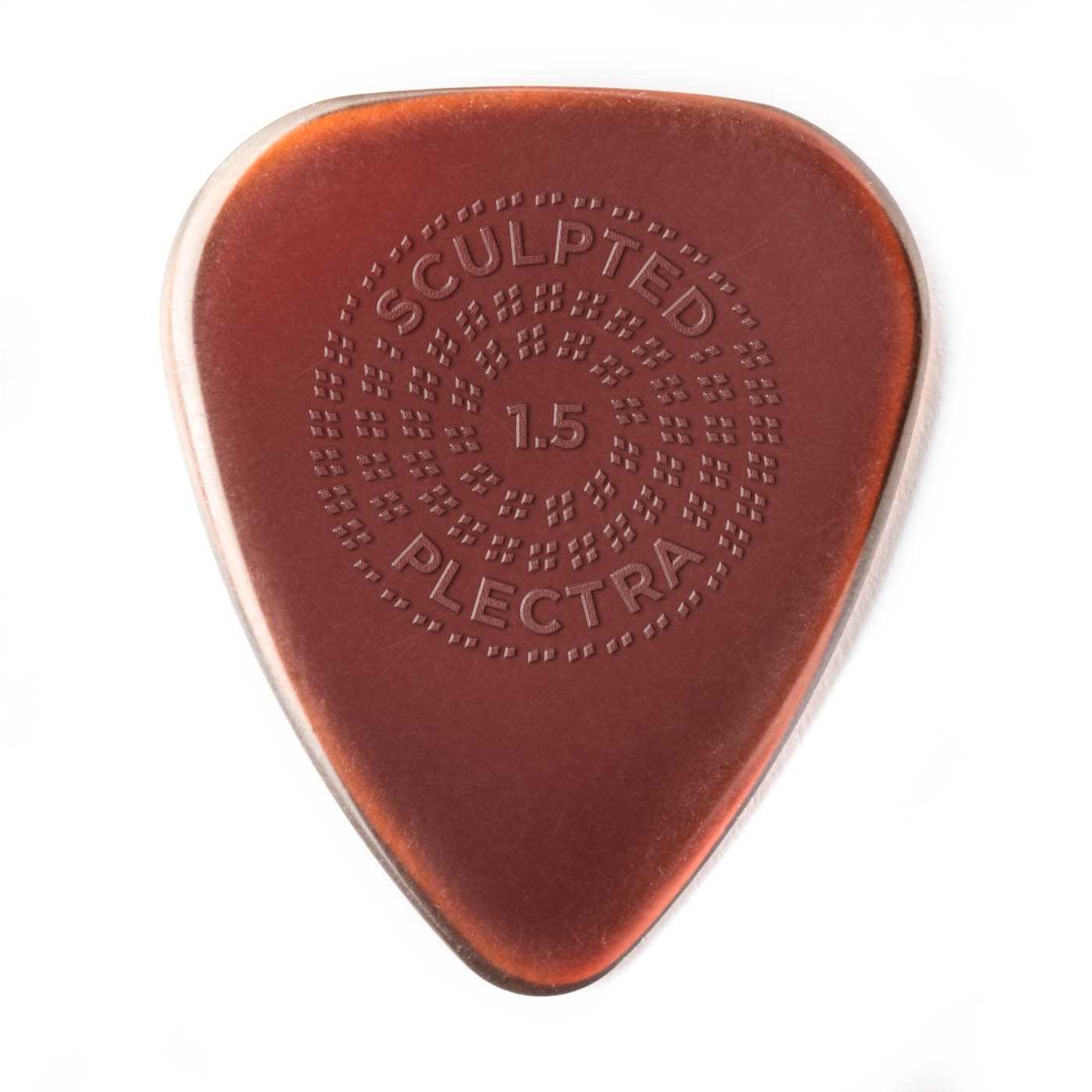 Image 2 of Dunlop Primetone Sculpted Plectra, Ultex Standard with Grip, 1.50MM Thick, Three Pack - SKU# PK510-150 : Product Type Accessories & Parts : Elderly Instruments