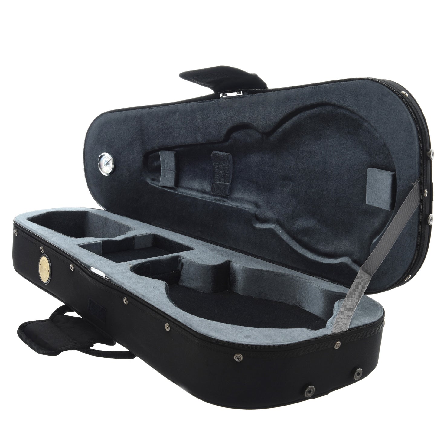 Full Inside and Side of Travelite F-Mandolin Case