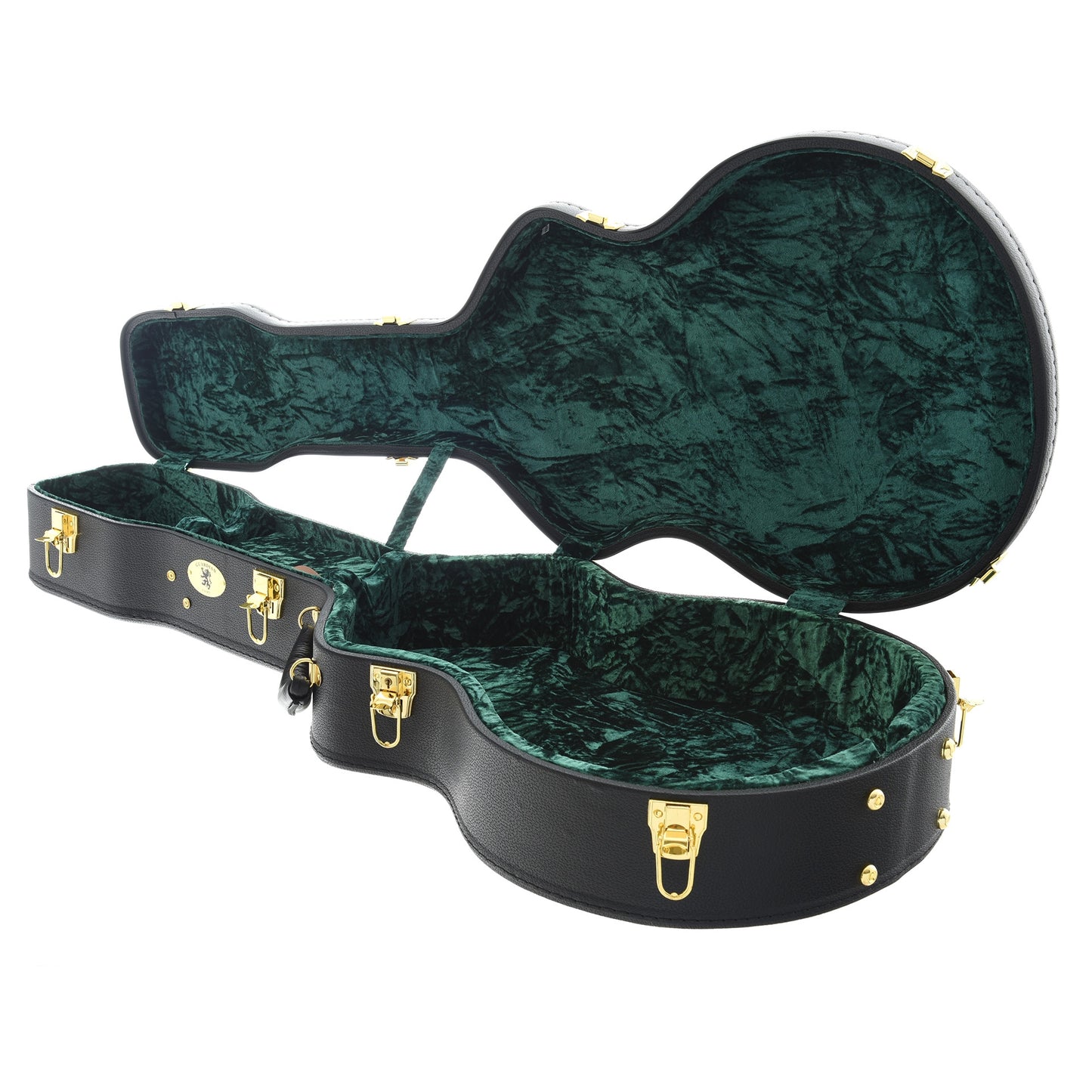 Full Inside and Side of Guardian Vintage "12-Fret 000" Guitar Case