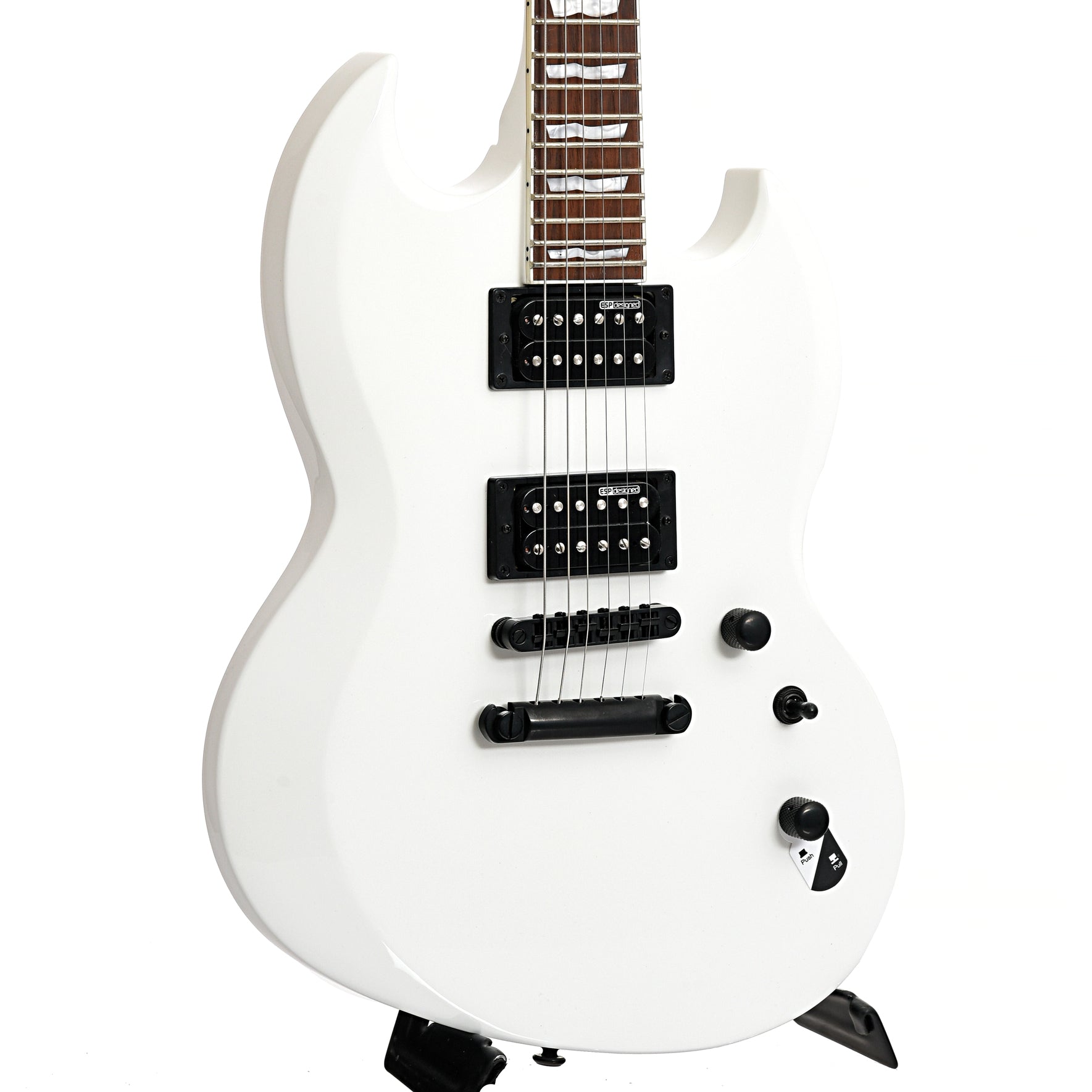 Image 3 of ESP LTD Viper-256 Electric Guitar, Snow White - SKU# VIPER256-SW : Product Type Solid Body Electric Guitars : Elderly Instruments