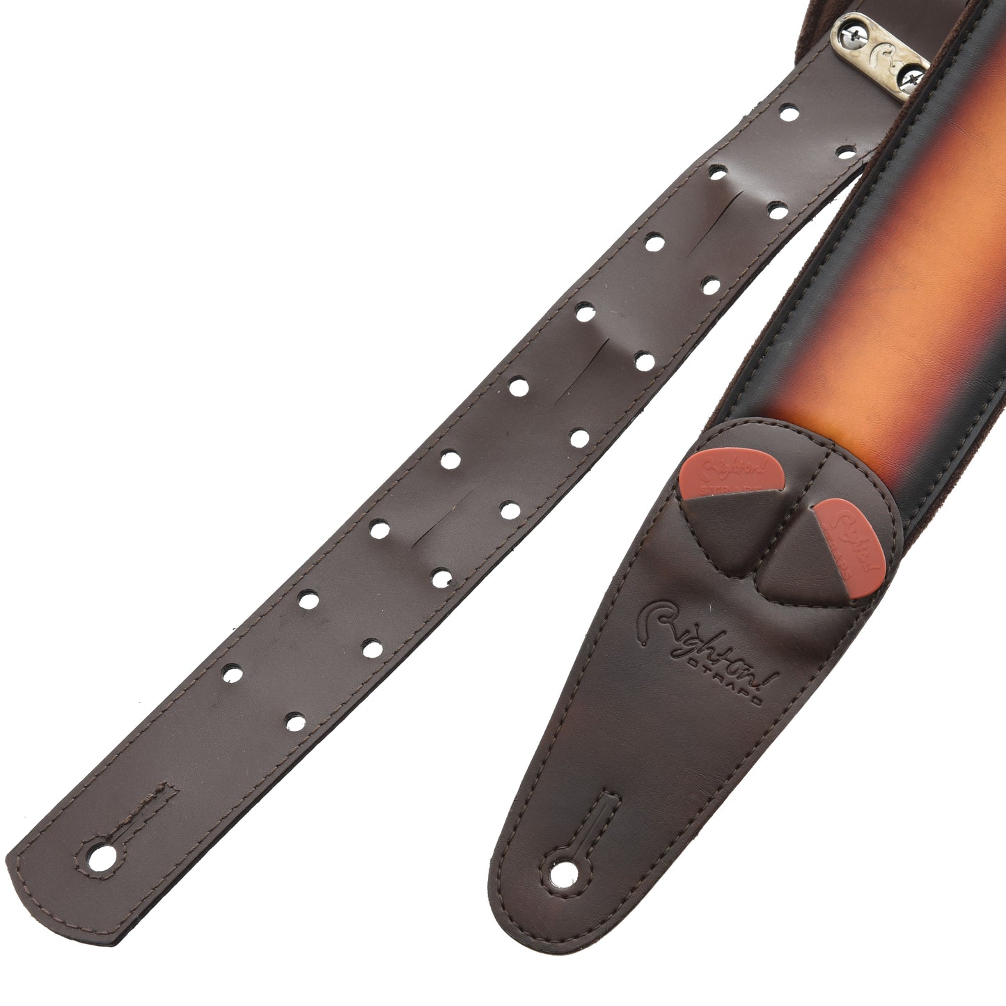 Fast Pick Holders of RIGHT ON! STRAPS MOJO SUNBURST GUITAR STRAP