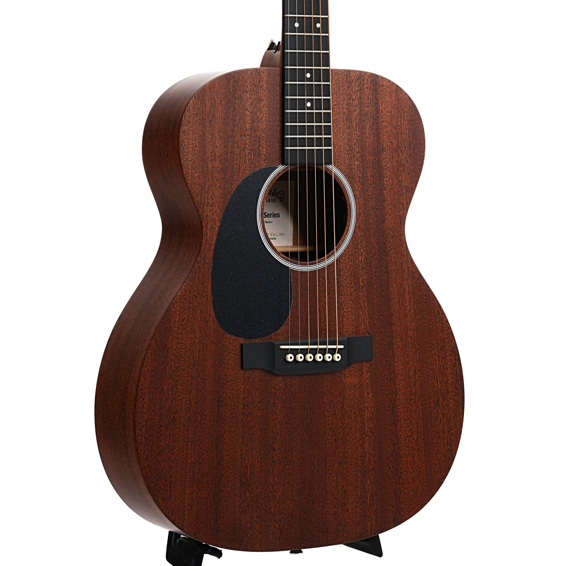 Image 3 of Martin 00010E Lefthanded Sapele Guitar & Gigbag, Fishman MXT Pickup - SKU# 00010EL : Product Type Flat-top Guitars : Elderly Instruments