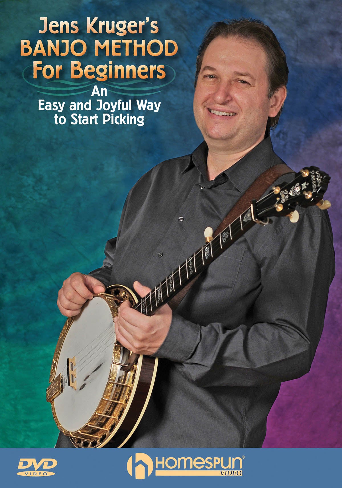 Image 1 of DVD - Jens Kruger's Banjo Method for Beginners-An Easy and Joyful Way to Start Picking - SKU# 300-DVD378 : Product Type Media : Elderly Instruments