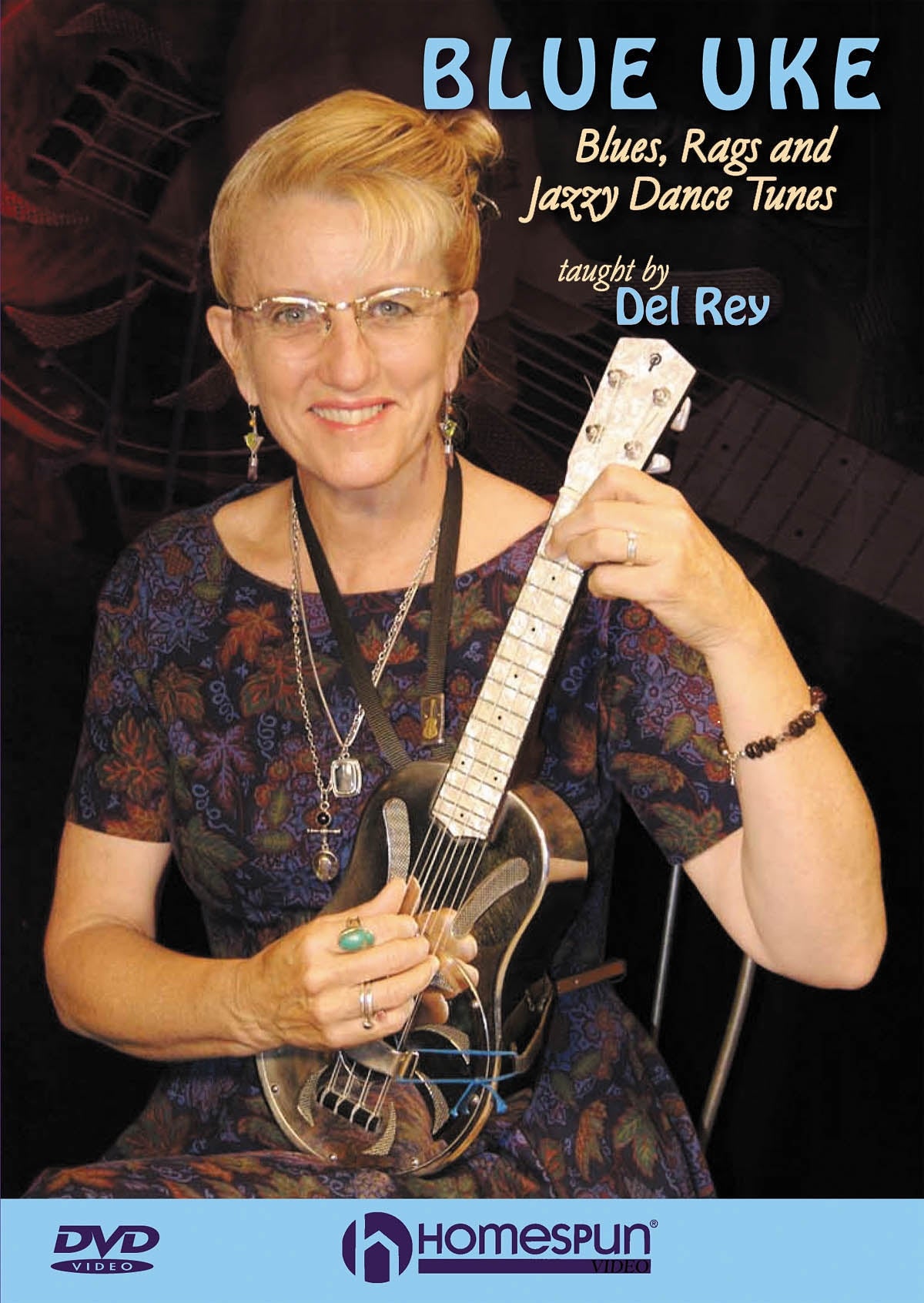 Image 1 of DVD - Blue Uke: Blues, Rags and Jazzy Dance Tunes - SKU# 300-DVD331 : Product Type Media : Elderly Instruments