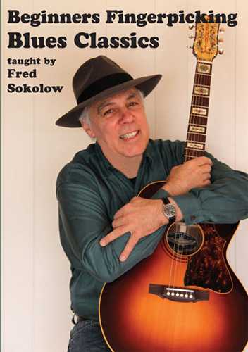 Image 1 of DVD - Beginner's Fingerpicking Blues Classics - SKU# 304-DVD416 : Product Type Media : Elderly Instruments