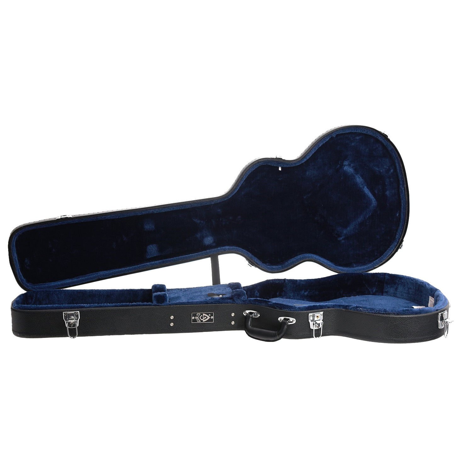 Full Inside and Side of GUILD NEWARK STREET STARFIRE BASS HARDSHELL CASE