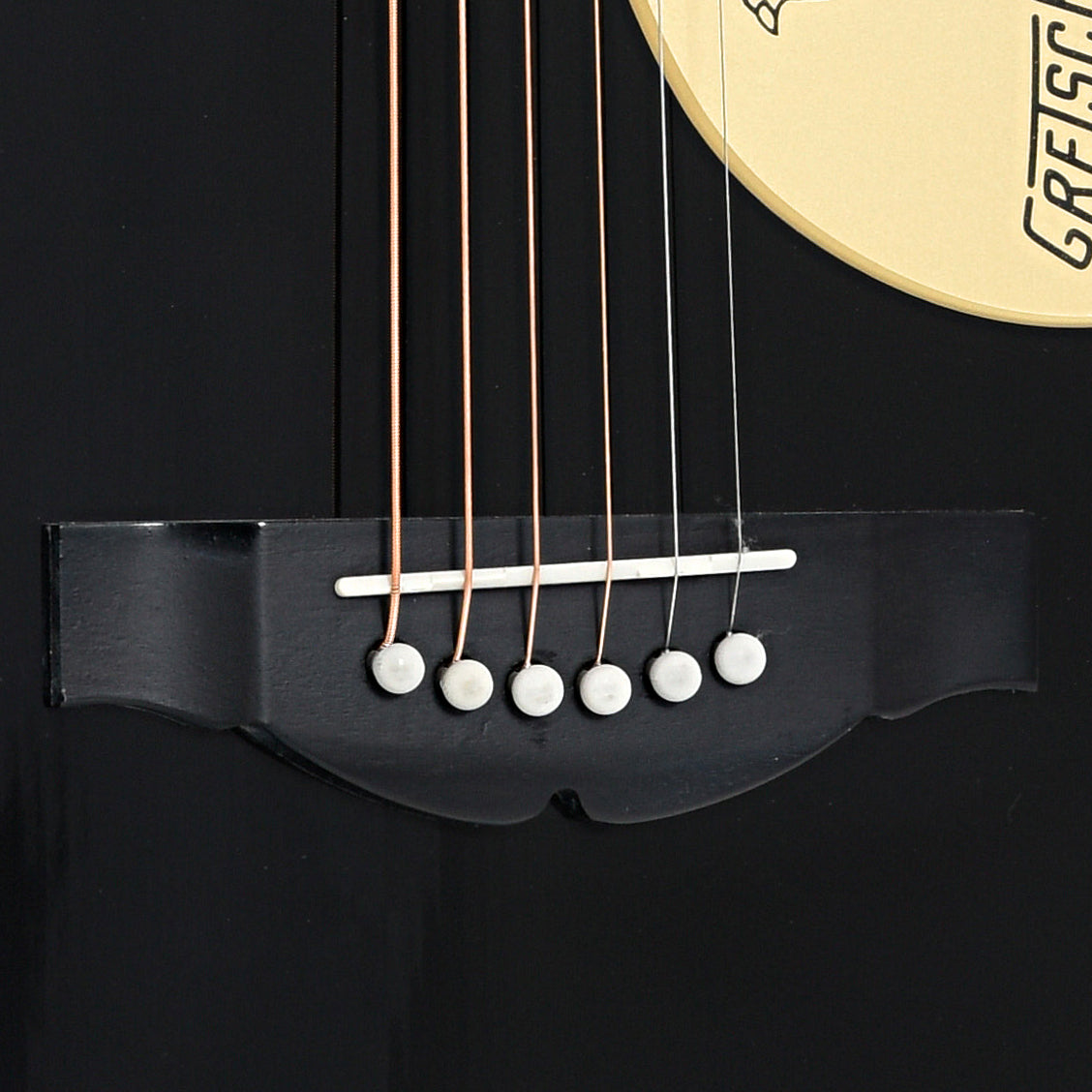Image 4 of Gretsch G5021E Rancher Penguin Parlor Acoustic/Electric Guitar, Black- SKU# G5021E : Product Type Flat-top Guitars : Elderly Instruments