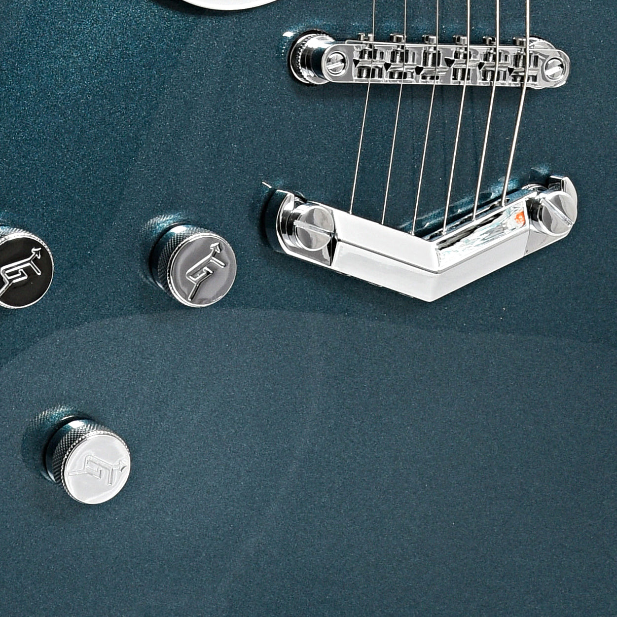 Image 4 of Gretsch G5220LH Electromatic Jet BT Single-Cut, Left Handed, Jade Grey Metallic - SKU# G5220LH-JGM : Product Type Solid Body Electric Guitars : Elderly Instruments