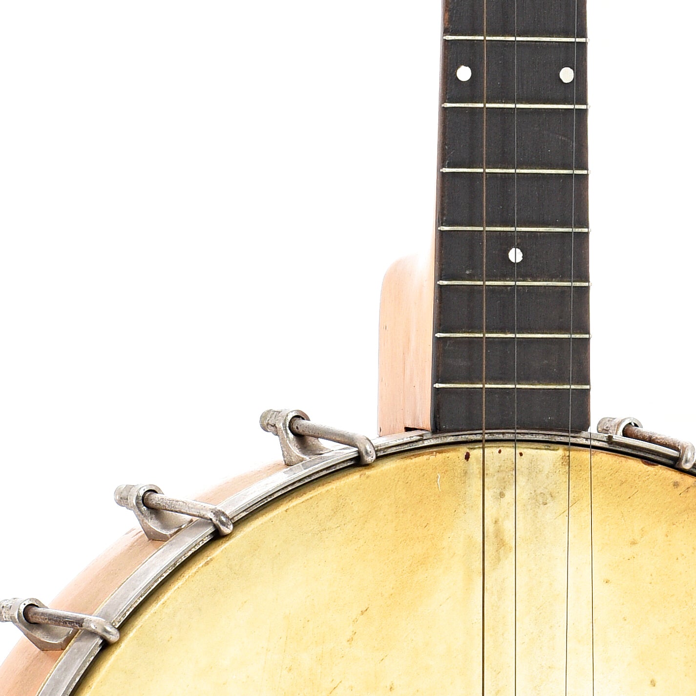 Front body and neck join of Bruno Tenor Banjo