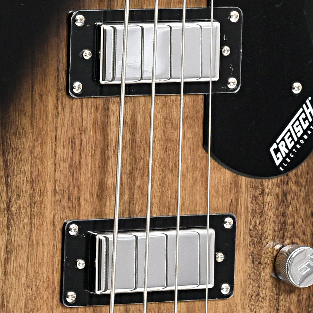 Image 5 of Gretsch G2220 Electromatic Junior Jet Bass II, Short Scale, Black Walnut - SKU# G2220-BF : Product Type Solid Body Bass Guitars : Elderly Instruments