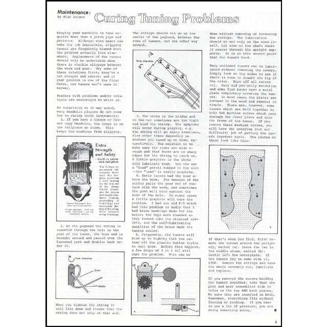 Image 2 of Mandolin Notebook V1, #4, 1978 - SKU# 464-34 : Product Type Media : Elderly Instruments