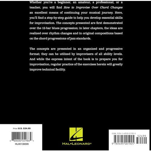 Image 6 of How to Improvise Over Chord Changes - For All Instruments - SKU# 49-138009 : Product Type Media : Elderly Instruments
