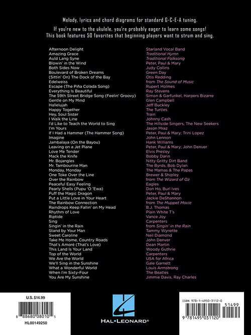 Image 5 of First 50 Songs You Should Play On Ukulele - SKU# 49-149250 : Product Type Media : Elderly Instruments