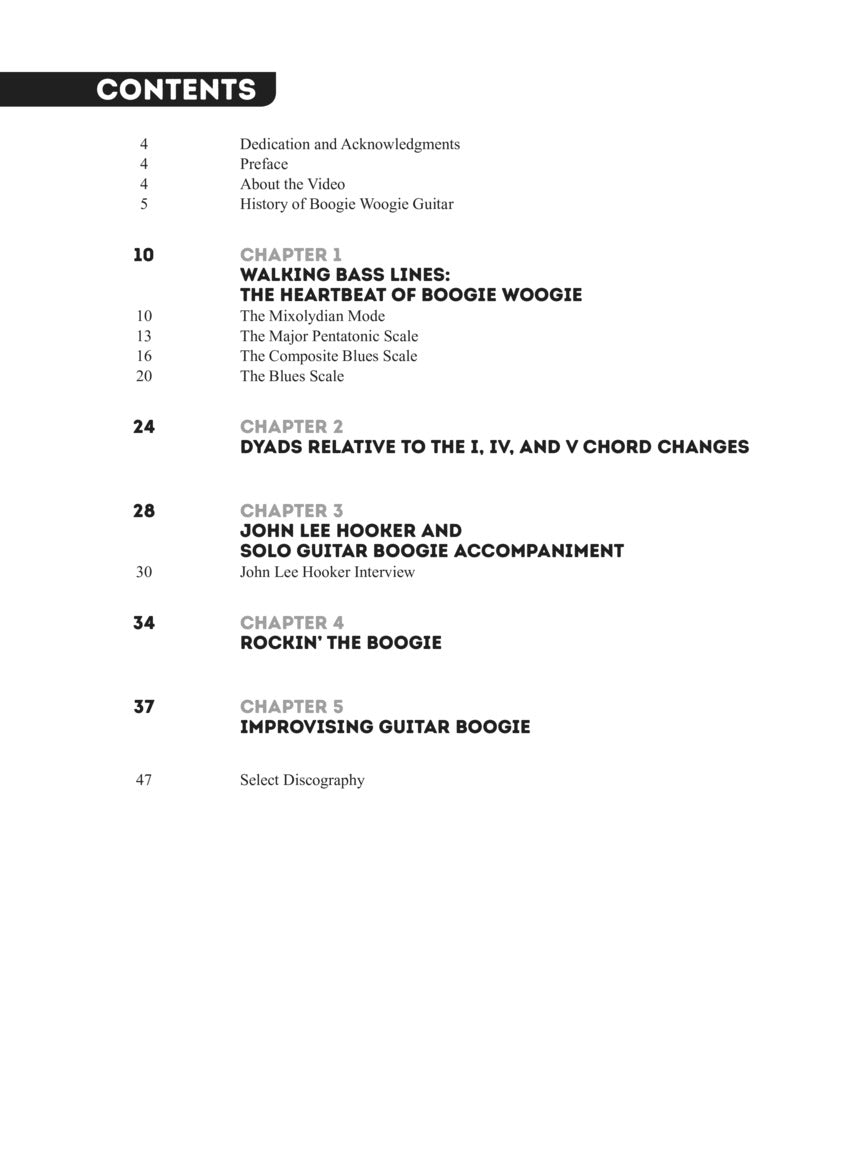Image 2 of How to Play Boogie Woogie Guitar - Learn Traditional Blues Rhythms & Styles - SKU# 49-157974 : Product Type Media : Elderly Instruments