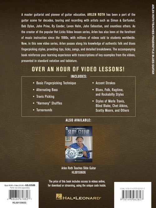 Image 6 of Arlen Roth Teaches Fingerstyle Guitar - SKU# 49-159605 : Product Type Media : Elderly Instruments