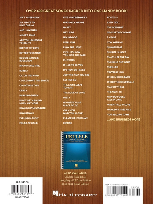 Image 9 of The Ultimate Ukulele Fake Book - SKU# 49-175500 : Product Type Media : Elderly Instruments