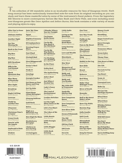Image 7 of Masters of the Mandolin - 130 of the Greatest Bluegrass and Newgrass Solos - SKU# 49-195621 : Product Type Media : Elderly Instruments