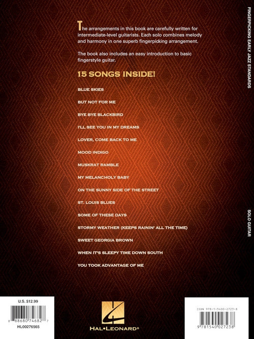 Image 6 of Fingerpicking Early Jazz Standards - SKU# 49-276565 : Product Type Media : Elderly Instruments