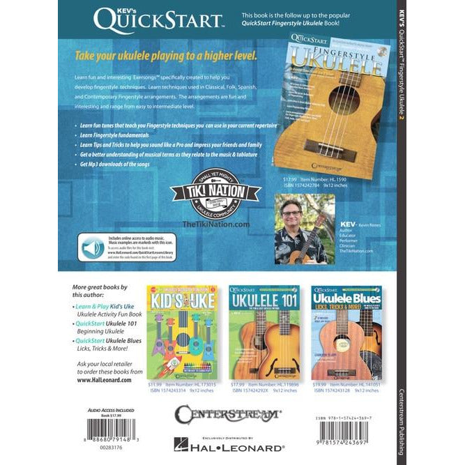 Image 9 of Kev's QuickStart for Fingerstyle Ukulele, Volume 2 - SKU# 49-283176 : Product Type Media : Elderly Instruments