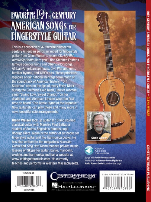 Image 8 of Favorite 19th Century American Songs for Fingerstyle Guitar - SKU# 49-291915 : Product Type Media : Elderly Instruments