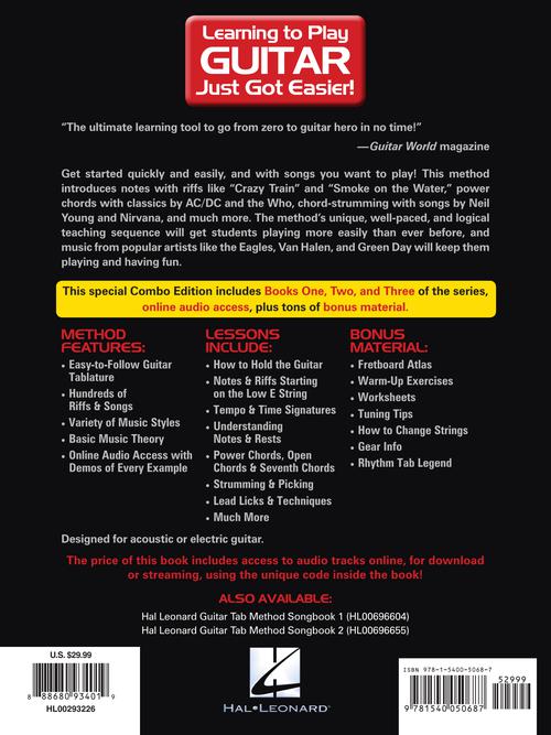 Image 12 of Hal Leonard Guitar Tab Method: Books 1, 2 & 3 All-in-One Edition - SKU# 49-293226 : Product Type Media : Elderly Instruments