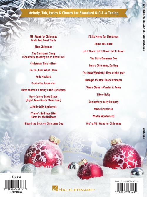 Image 6 of Christmas Melodies for Ukulele - SKU# 49-294855 : Product Type Media : Elderly Instruments