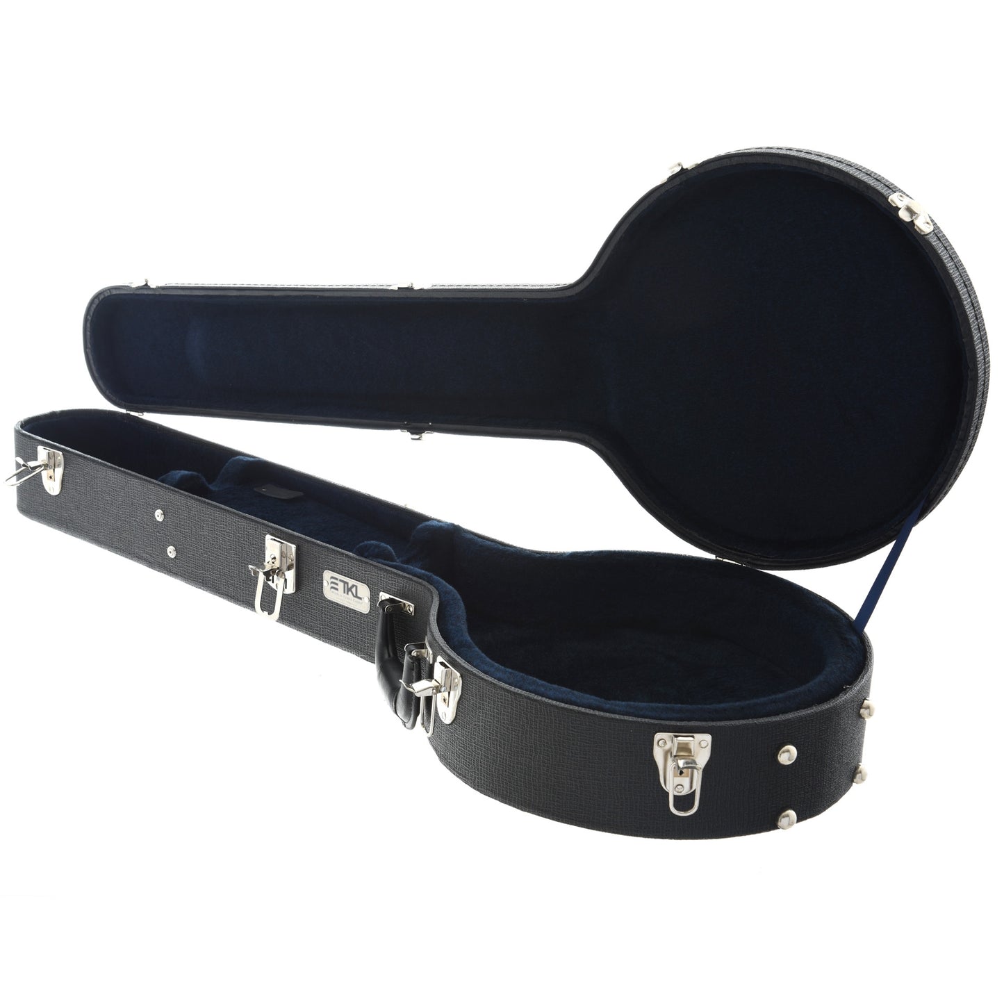 Full Inside and Side of TKL LTD Series 11" Openback Banjo Case
