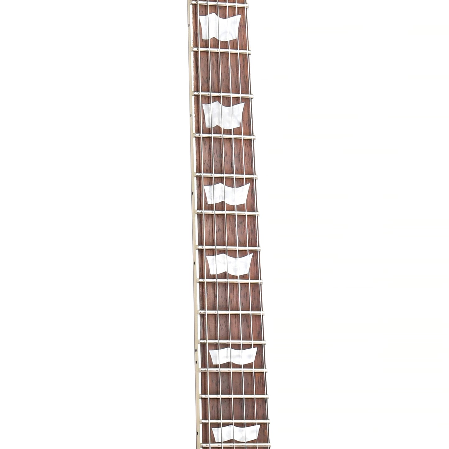 fretboard of ESP LTD Viper-256 Electric Guitar, Quilted Maple Dark Brown Sunburst