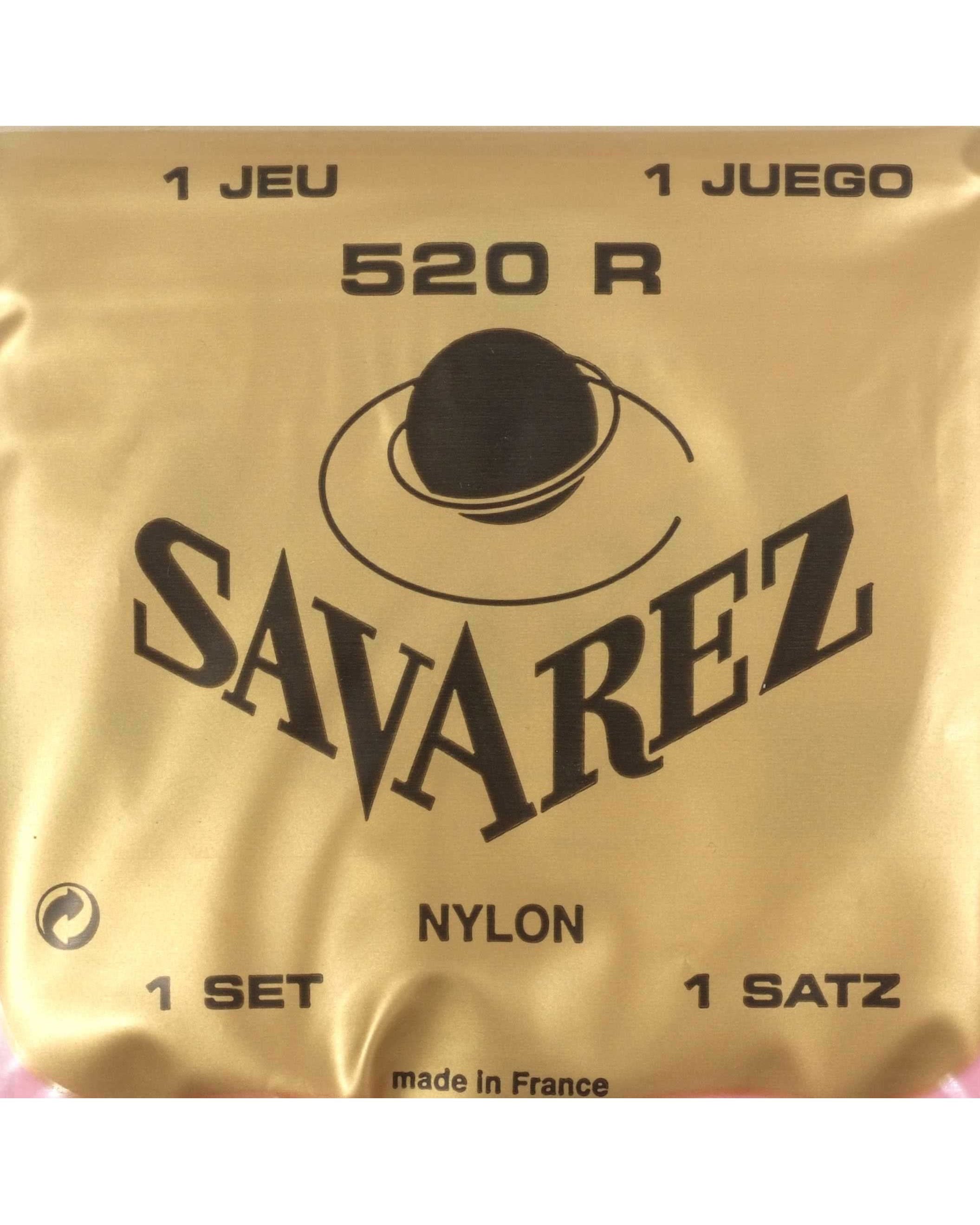 Savarez 520R Classical Guitar Strings, High Tension – Elderly