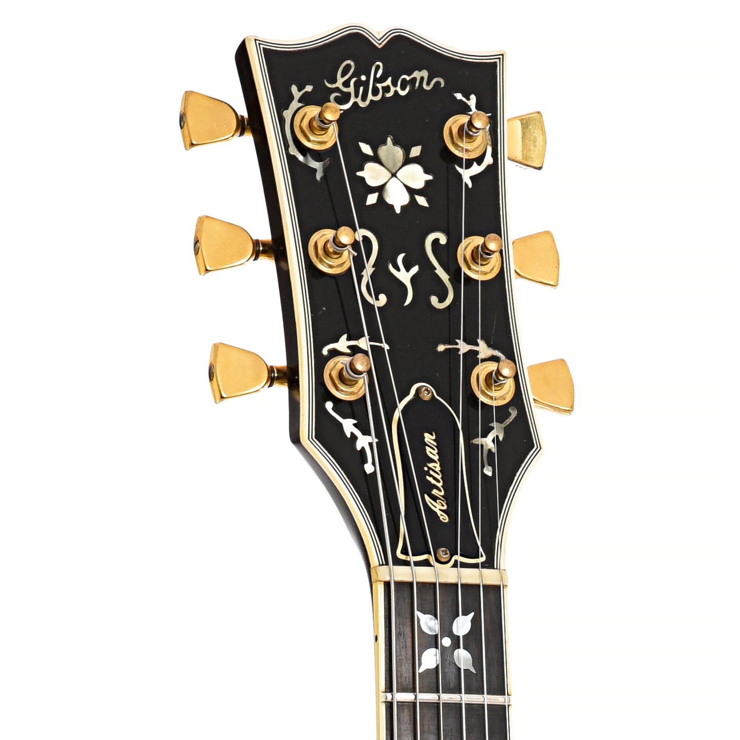 Front headstock of Gibson Les Paul Artisan Electric 
