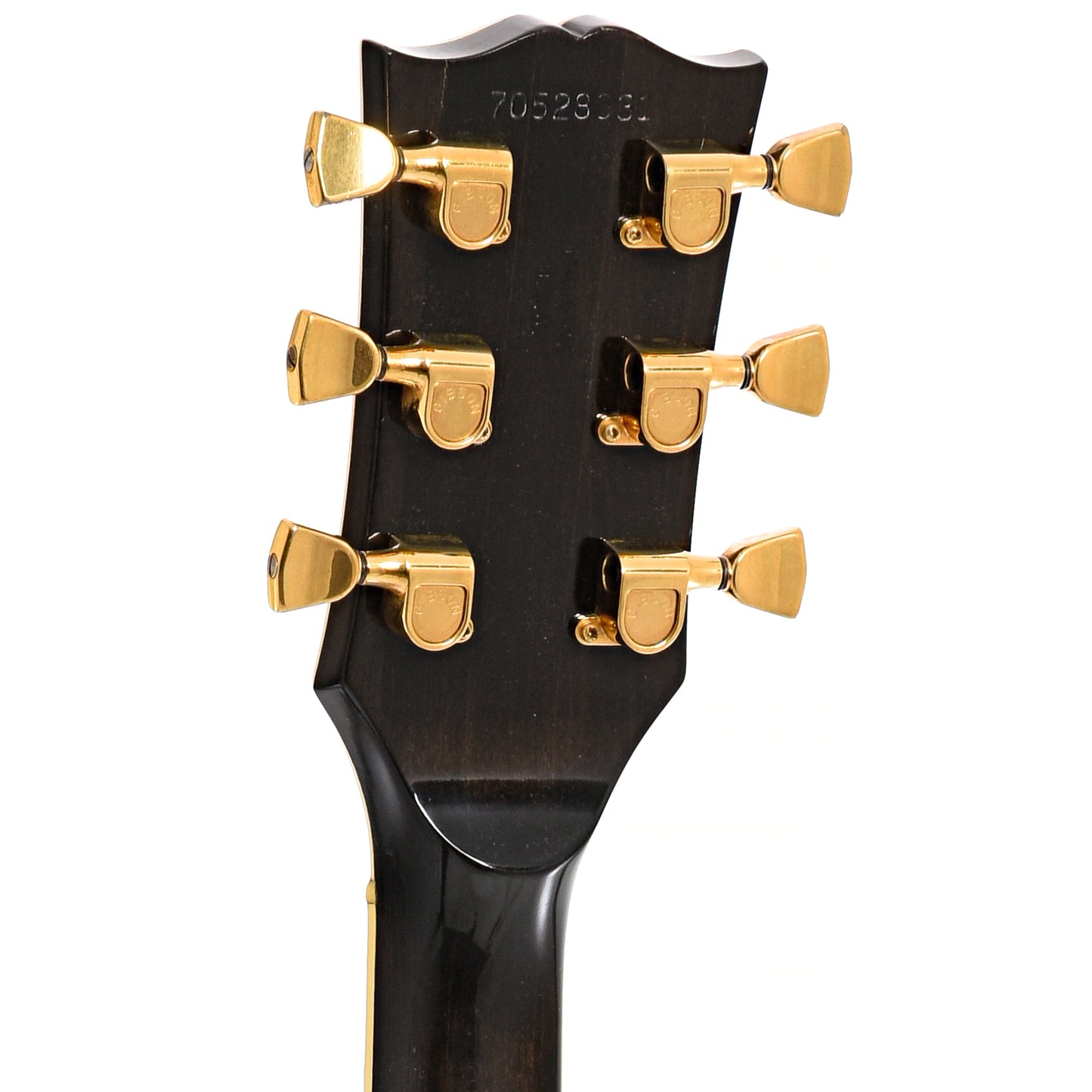 Back headstock of Gibson Les Paul Artisan Electric 