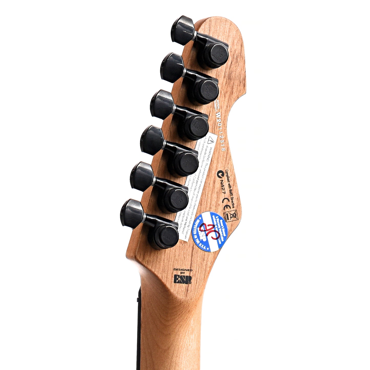 Image 8 of ESP LTD SN1-HT Electric Guitar, Black Blast Finish - SKU# SN1HT-BB : Product Type Solid Body Electric Guitars : Elderly Instruments