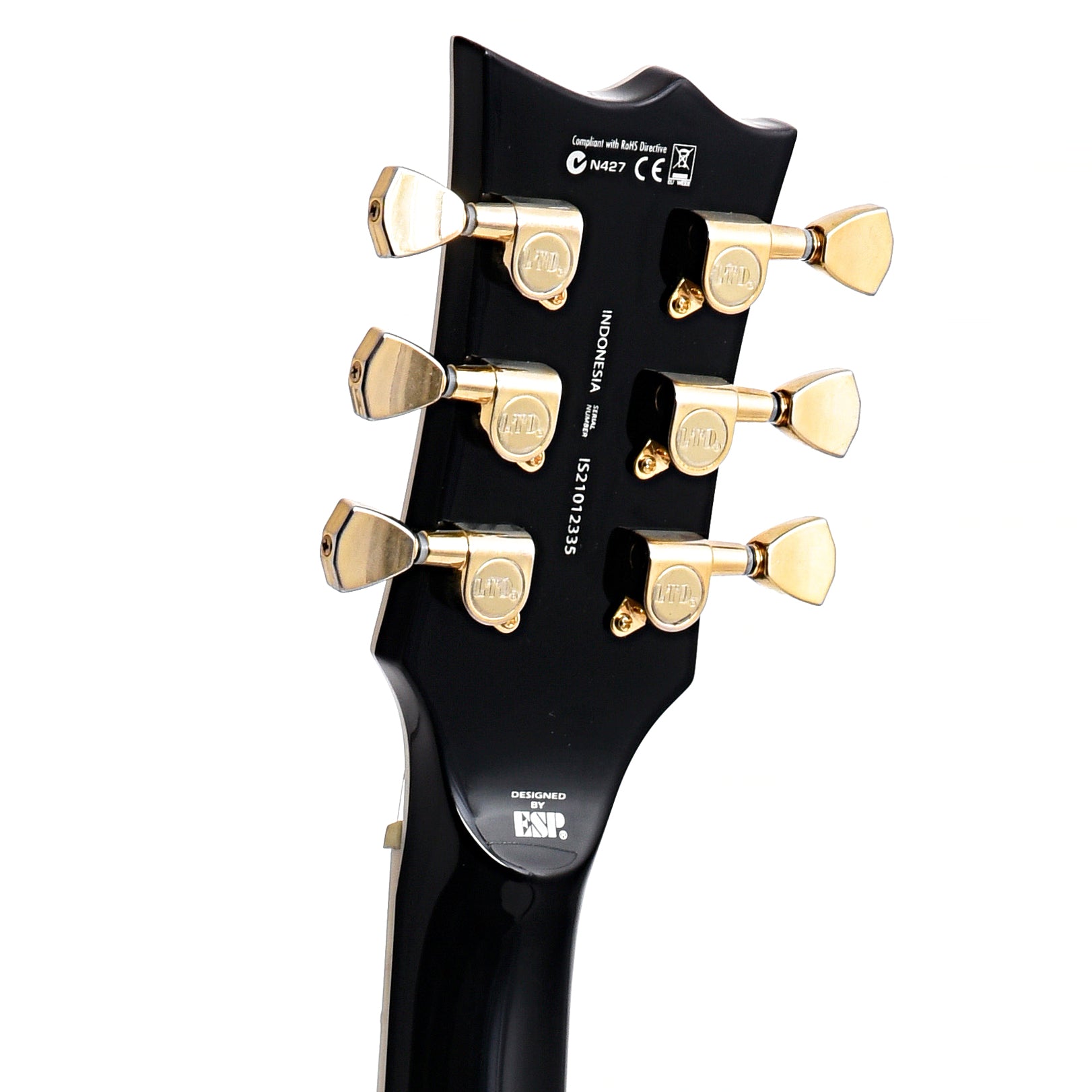 Back Headstock of ESP LTD EC-256BLK Electric Guitar