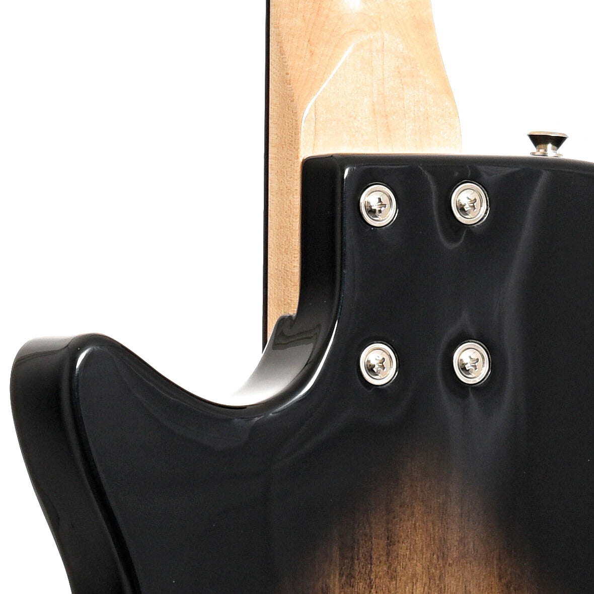 Image 9 of Gretsch G2220 Electromatic Junior Jet Bass II, Short Scale, Black Walnut - SKU# G2220-BF : Product Type Solid Body Bass Guitars : Elderly Instruments