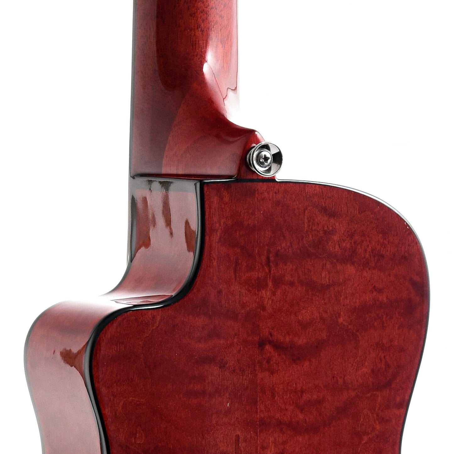 Image 8 of Lanikai Quilted Maple Red Stain A/E Concert Ukulele & Case - SKU# QM-RDCEC : Product Type Concert Ukuleles : Elderly Instruments