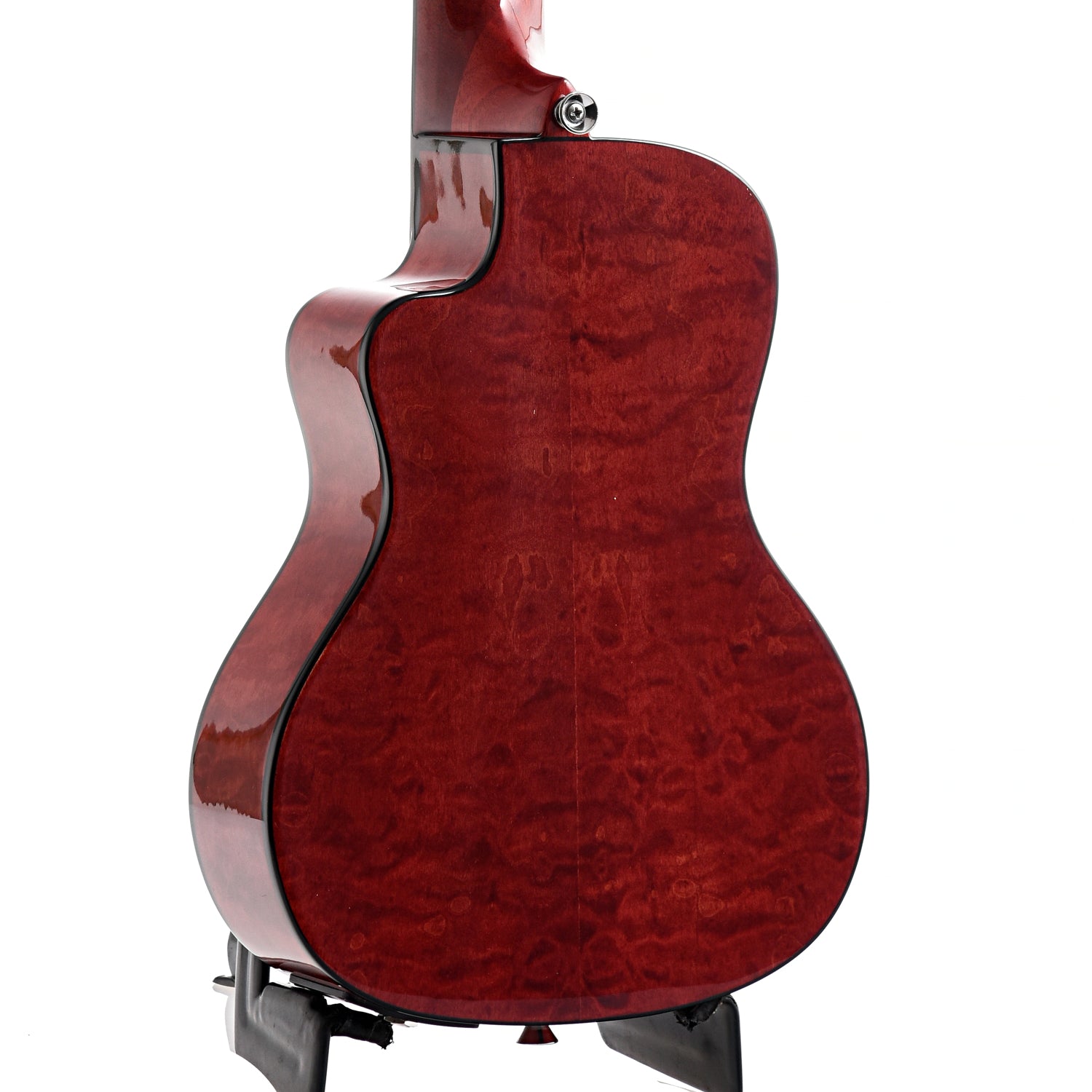 Image 9 of Lanikai Quilted Maple Red Stain A/E Concert Ukulele & Case - SKU# QM-RDCEC : Product Type Concert Ukuleles : Elderly Instruments