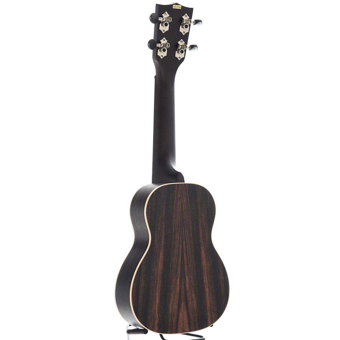 Image 10 of Kala KA-EBY-S Striped Ebony Soprano Ukulele - SKU# KAEB-S : Product Type Soprano Ukuleles : Elderly Instruments