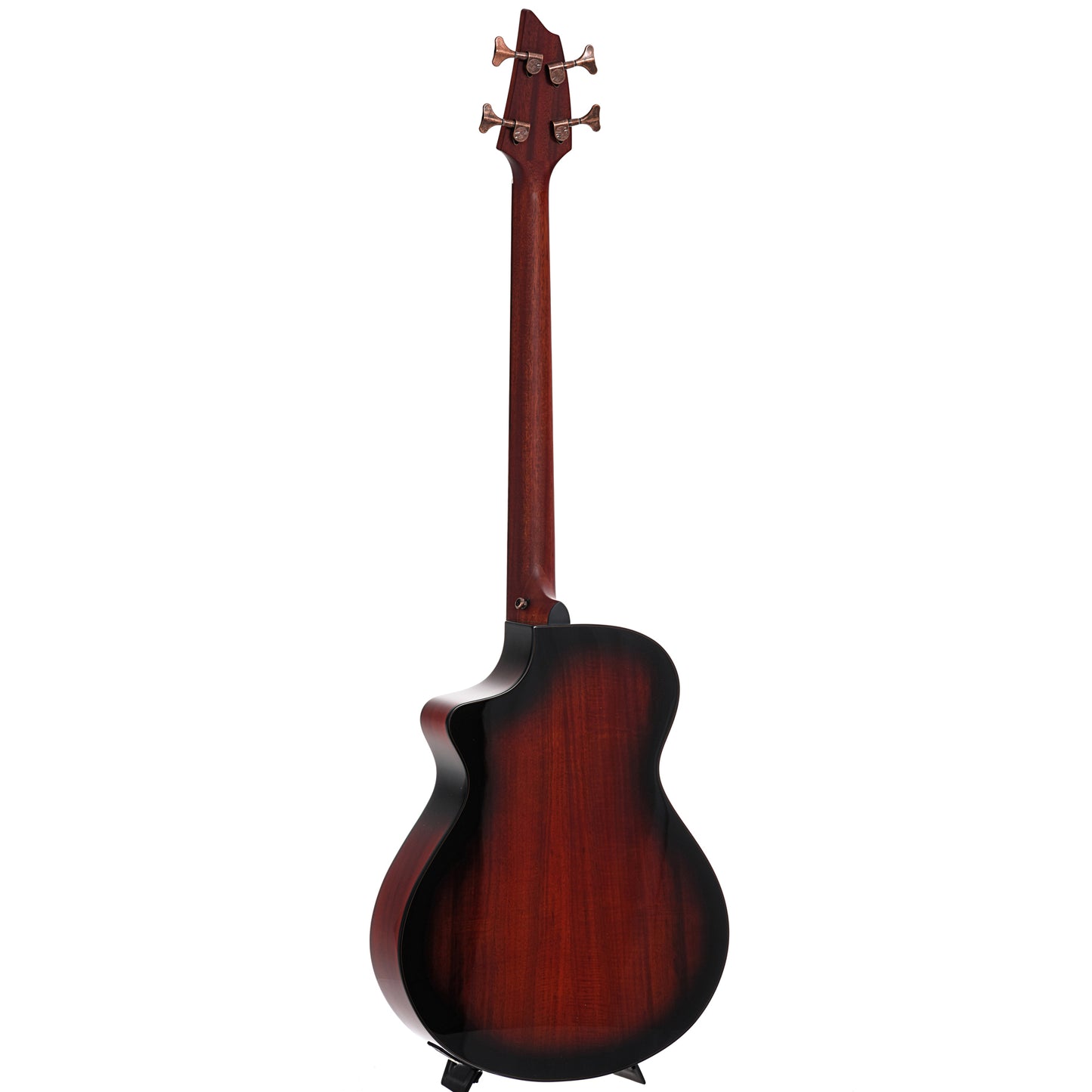 Full back and side of Pursuit Exotic S Concert Sunset Burst Bass CE Myrtlewood