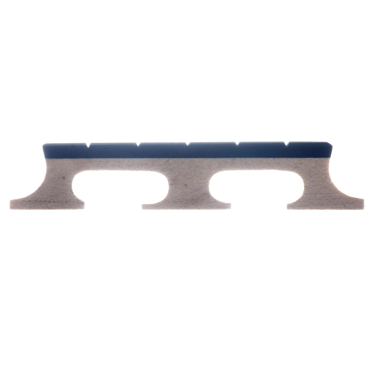 Front of Banjo Bridge, 5-String, Ebony Top, 9/16" Tall