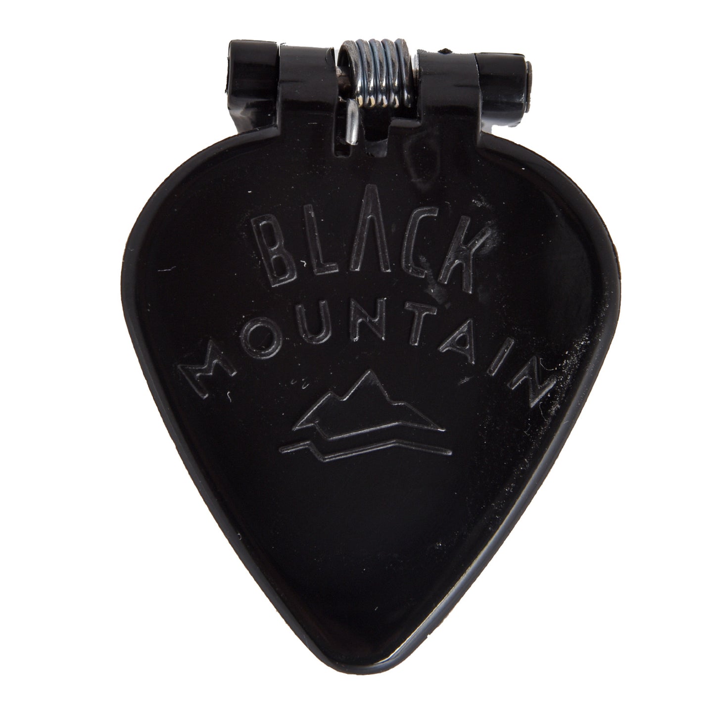 Bottom of BLACK MOUNTAIN PICKS LEFT HANDED UNIVERSAL FIT THUMB PICK, MEDIUM (.70mm) GAUGE
