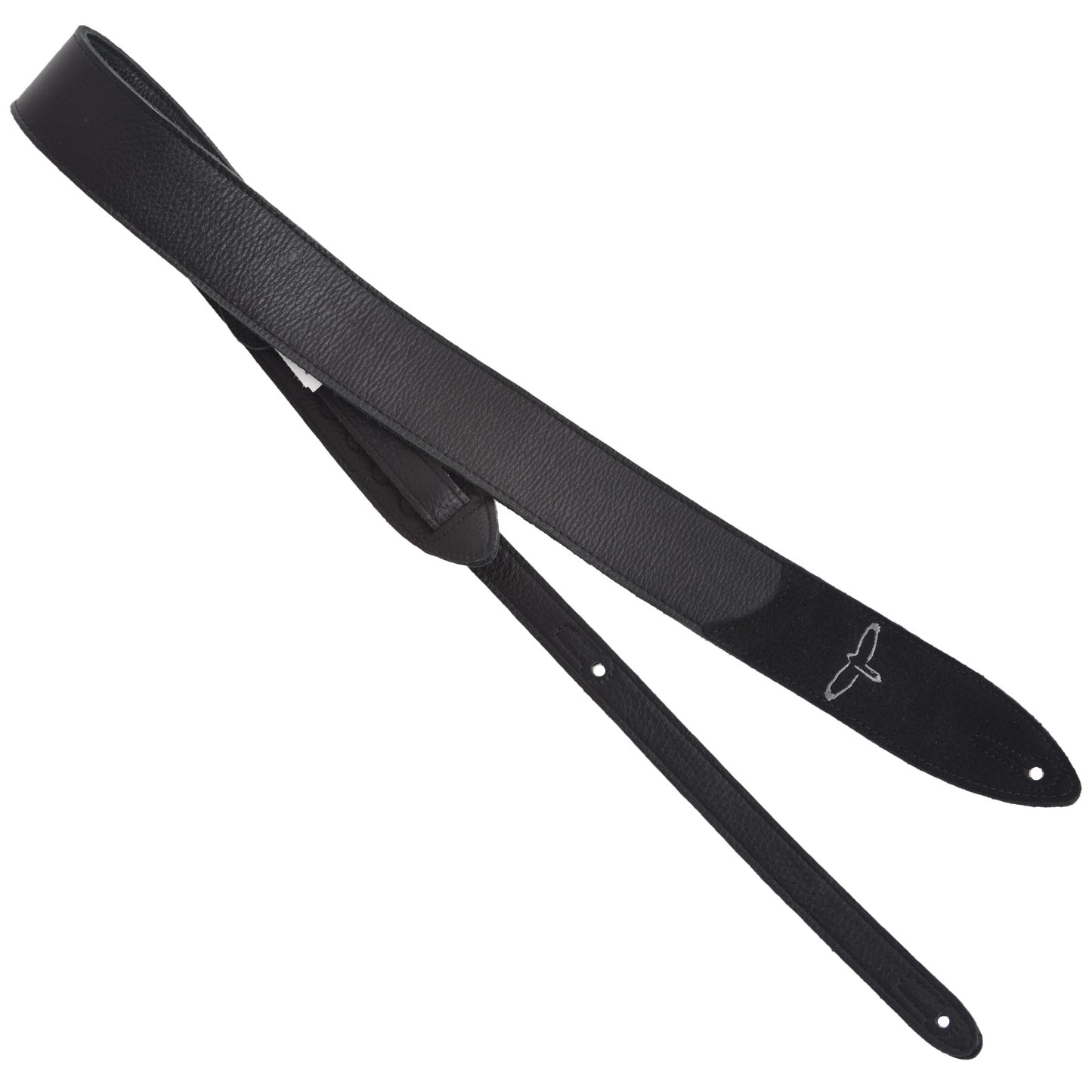 Image 2 of PRS Premium Leather Birds Strap, Black - SKU# PRSPL-BLK : Product Type Accessories & Parts : Elderly Instruments