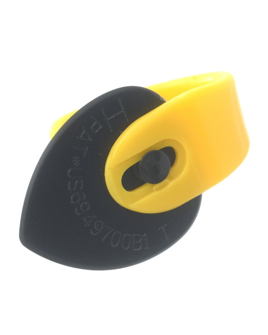 Image 1 of Fred Kelly Extra-Heavy Gauge Delrin Large Bumblebee Teardrop Pick - SKU# PKBTLG-XH : Product Type Accessories & Parts : Elderly Instruments