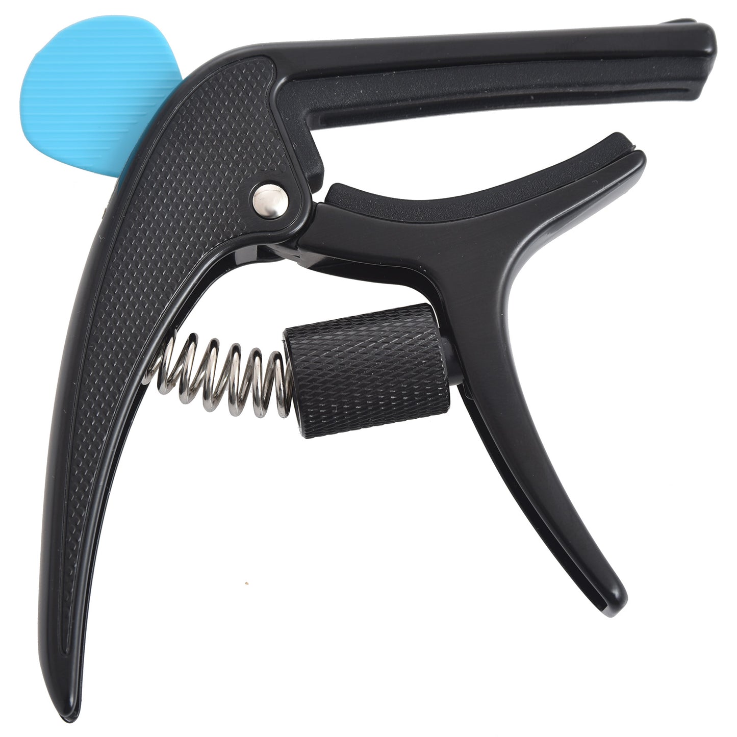 Image 2 of Guitto GGC-02 Revolver Capo for Guitar, Black - SKU# GGC-02B : Product Type Accessories & Parts : Elderly Instruments