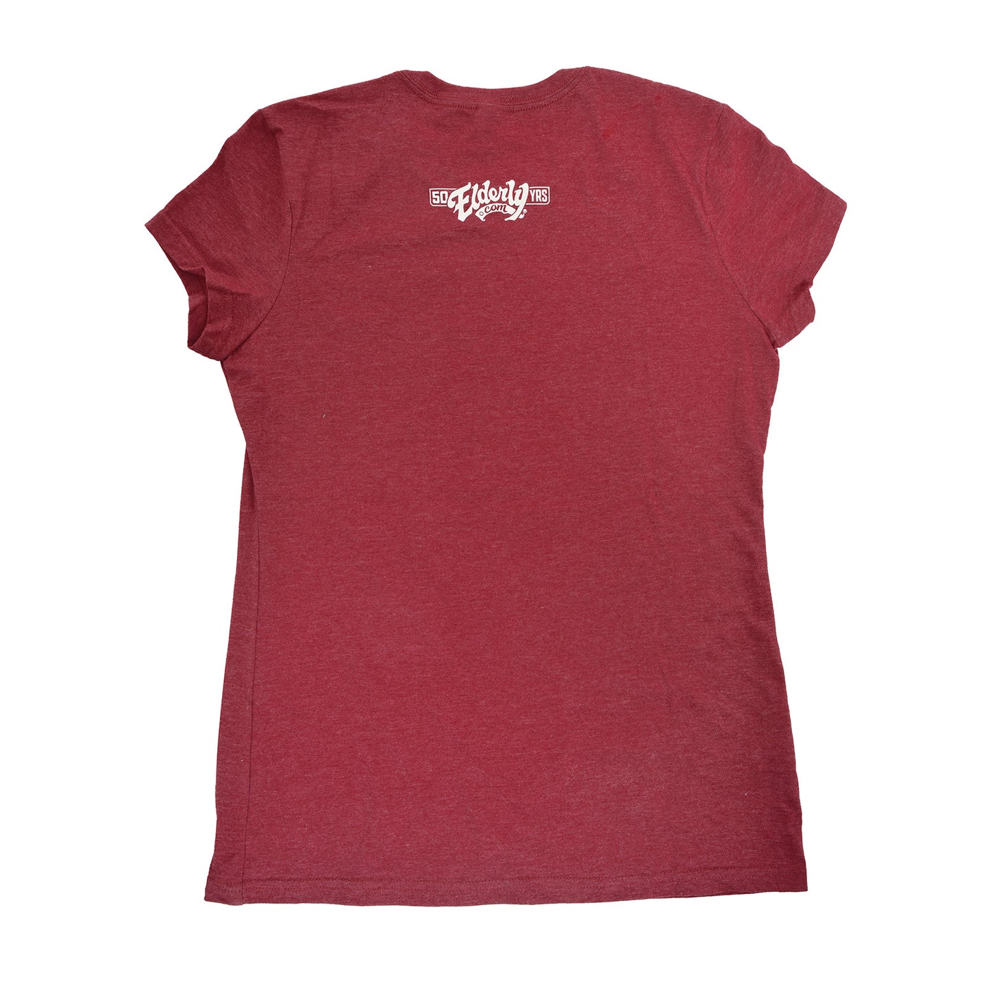 Image 3 of ELDERLY WOMEN'S 50TH ANNIVERSARY LOGO TEE HEATHERED RED (VARIOUS SIZES)- SKU# TEE90-HR-L : Product Type Accessories & Parts : Elderly Instruments