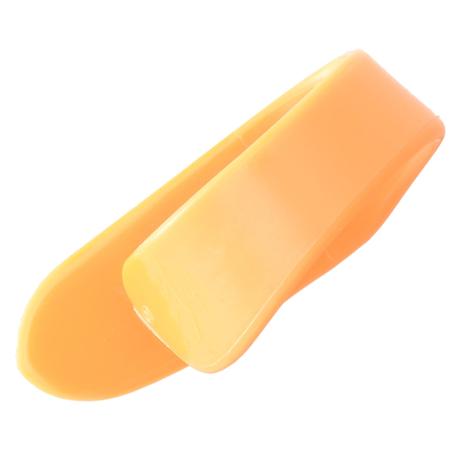 Back of Fred Kelly Medium Gauge Delrin Large Slick Pick