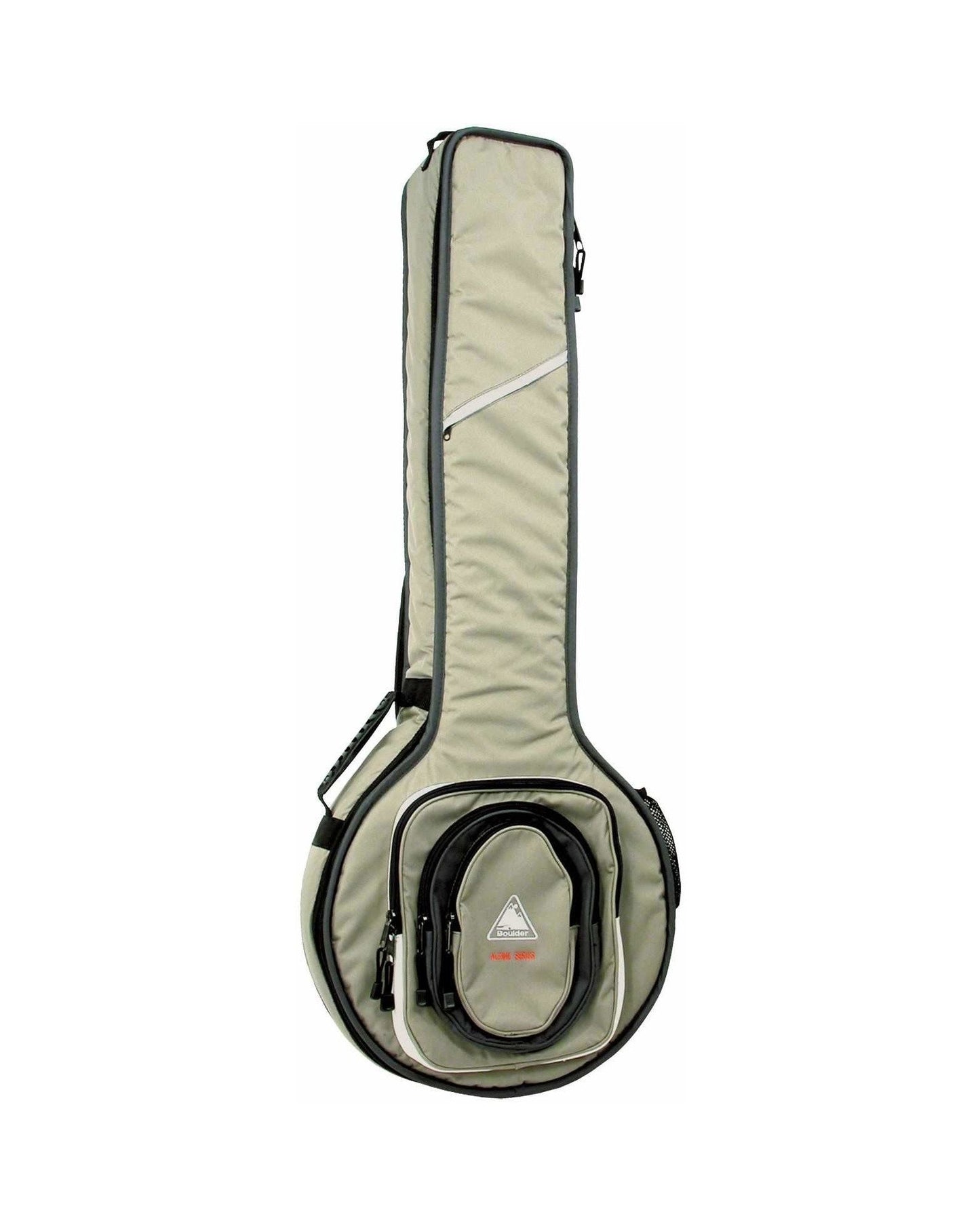 Full Front and Side of Boulder Alpine Resonator Banjo Gigbag