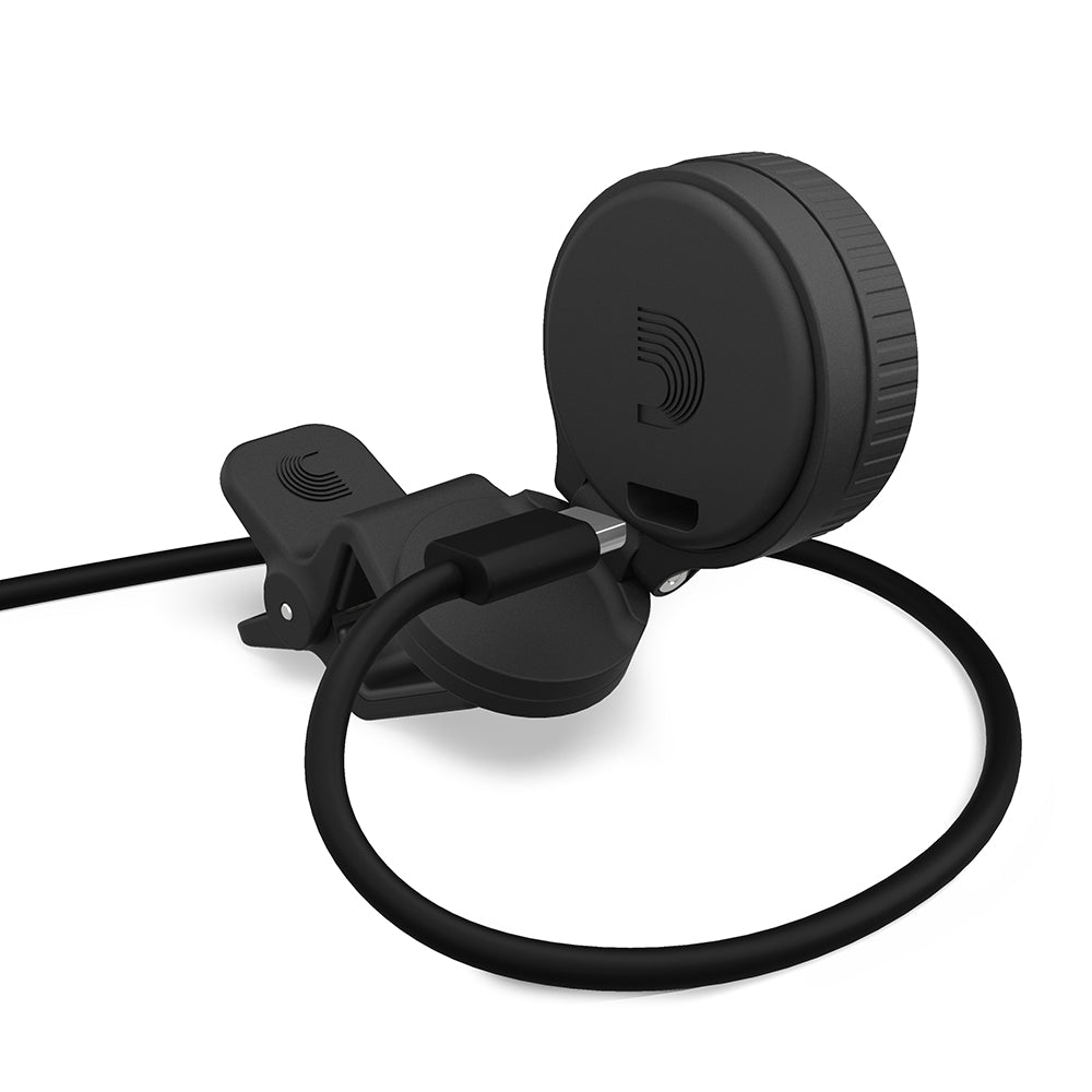 Back of D'Addario Nexxus 360 Rechargeable Tuner