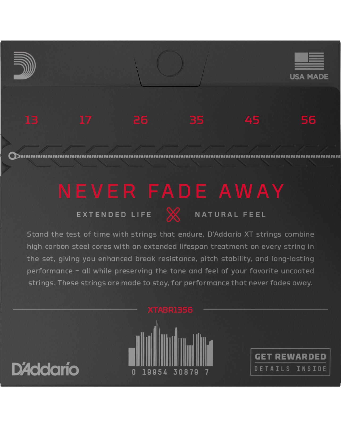 Image 2 of D'Addario XT 80/20 Bronze Medium Gauge Acoustic Guitar Strings - SKU# XTABR1356 : Product Type Strings : Elderly Instruments