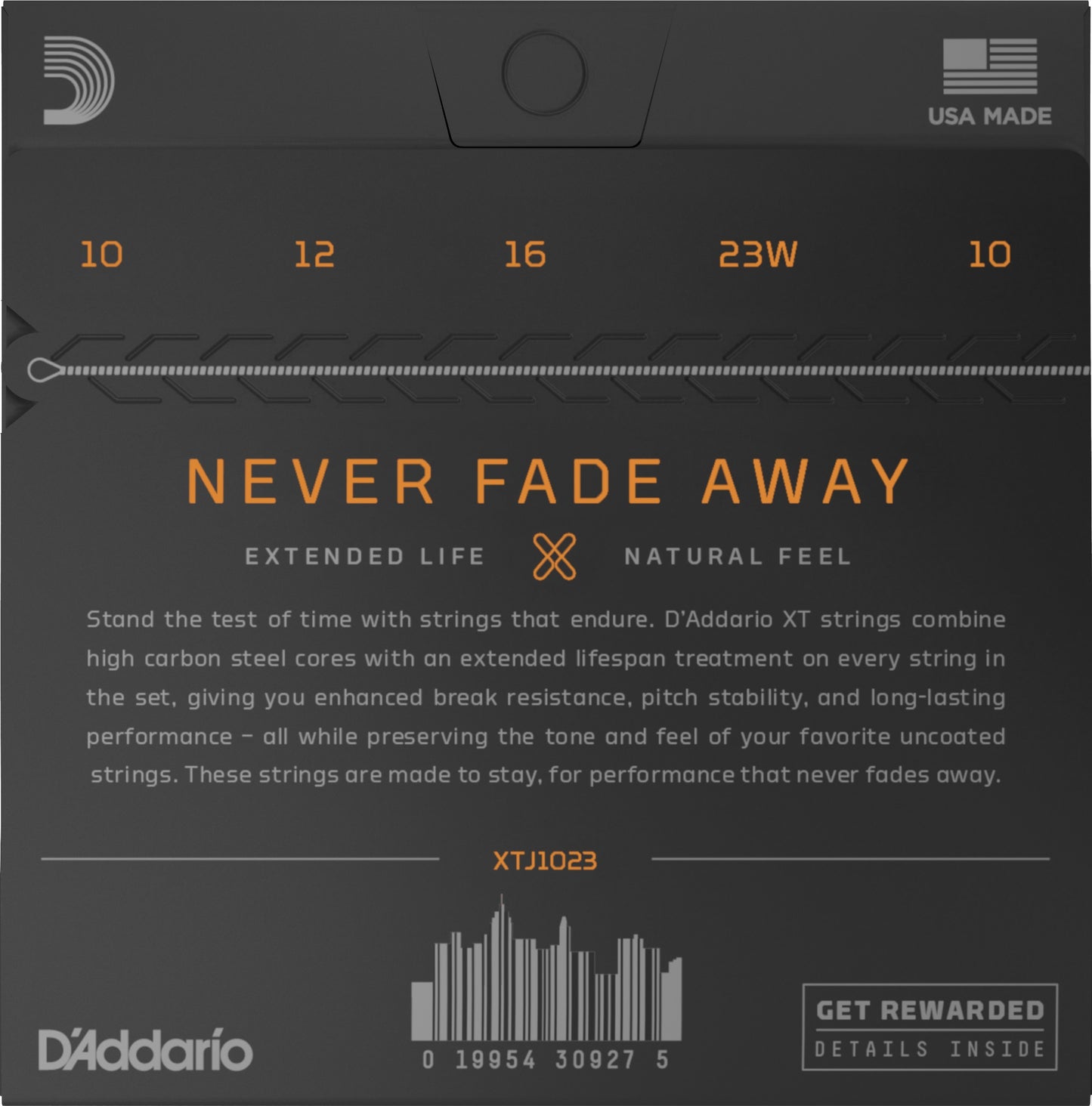 Image 2 of D'Addario XT Nickel Medium Gauge 5-String Banjo Strings - SKU# XTJ1023 : Product Type Strings : Elderly Instruments