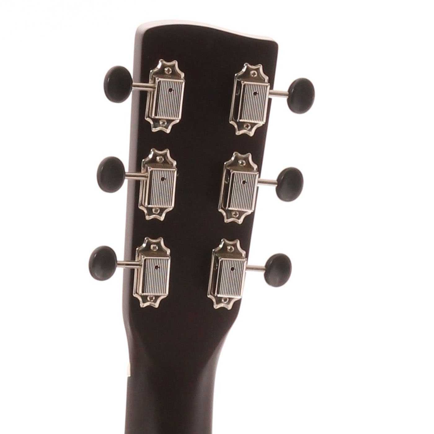 Back Headstock of Recording King Dirty 30's Parlor Guitar, 12-Fret, True Parlor Size